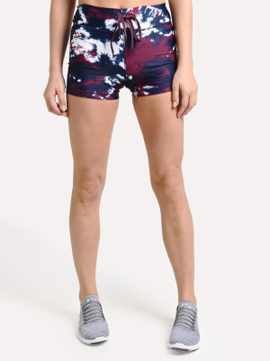 The Upside Women's Royal Tie Dye Speechless Short