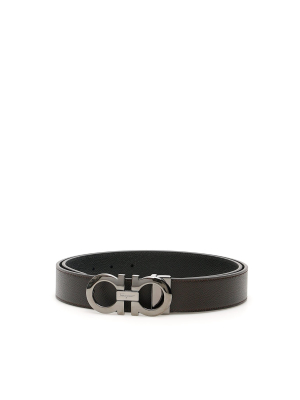 Salvatore Ferragamo Gancini Reversible Buckle Belt