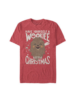 Men's Star Wars Christmas Have Yourself A Wookie T-shirt