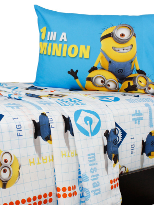 Despicable Me Sheet Set Minions At Work Bedding