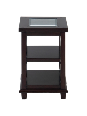 Panama Chairside Table Dark Brown - Jofran Inc.