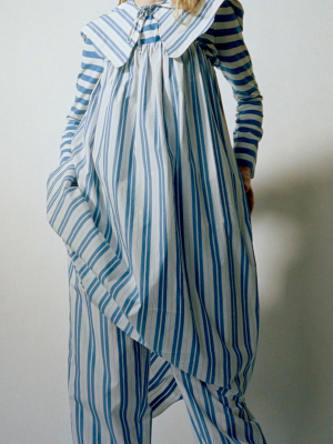 Striped Cotton-jersey Top