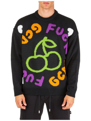 Gcds Crewneck Knitted Sweater