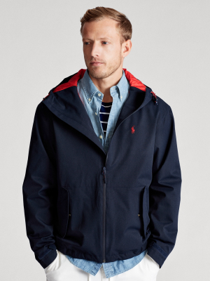 Water-repellent Hooded Jacket