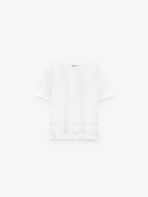 Bead Trim T-shirt