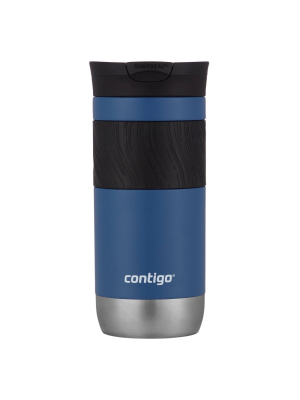 Contigo 16oz Snapseal Insulated Stainless Steel Travel Mug With Grip