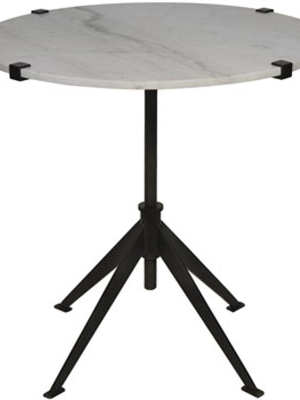 Noir Edith Adjustable Side Table