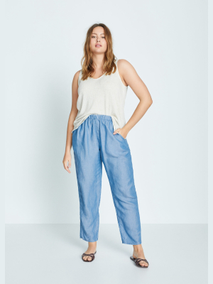 Linen Baggy Pants