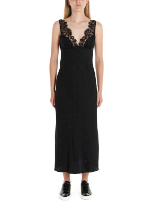 Mcq Alexander Mcqueen Lace Detail Midi Dress