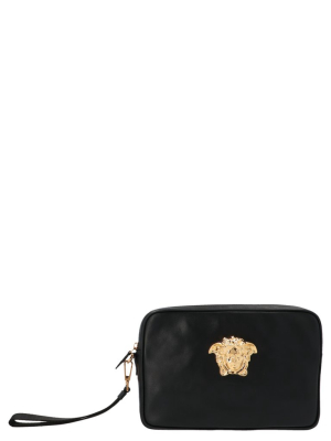 Versace Medusa Plaque Clutch Bag