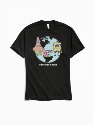 Spongebob Squarepants Save The Ocean Tee