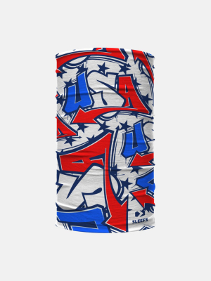 Usa Graffiti Neck Gaiter