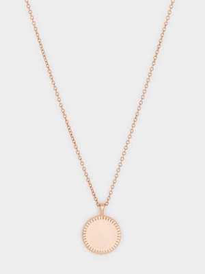 Bespoke Coin Necklace (rose Gold)