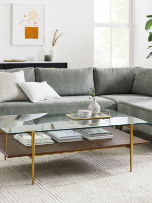 Mid-century Art Display Coffee Table