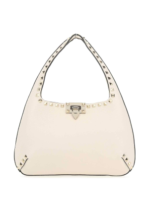 Valentino Garavani Rockstud Hobo Shoulder Bag