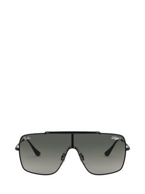 Ray-ban Wings Ii Shield Frame Sunglasses