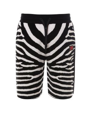 Burberry Zebra Jacquard Shorts