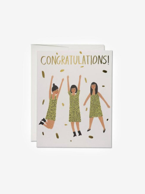 Three Women Congrats Card