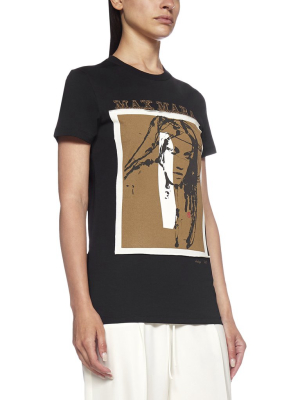 Max Mara Graphic Print Crewneck T-shirt