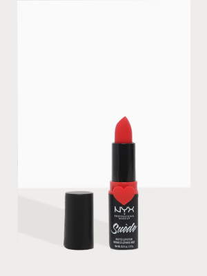 Nyx Pmu Suede Matte Red Orange Lipstick Kitten...