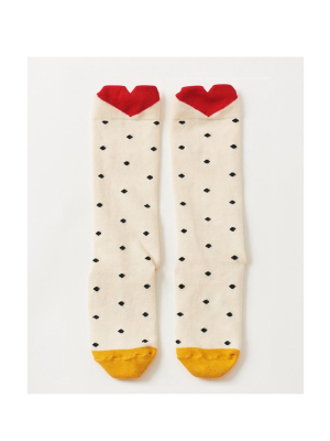 Heart Knee High Socks