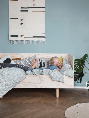 Ferm Living Kids Jute Rug - Black Dots