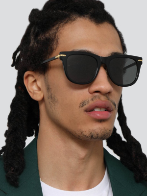 Chrysler D-frame Sunglasses In Black (mens's)