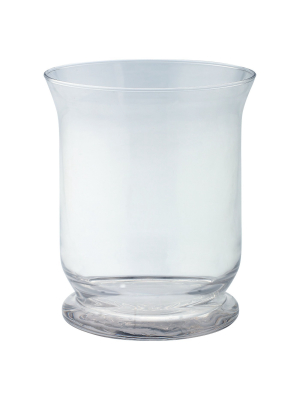 Clear Glass Candleholder - Diamond Star