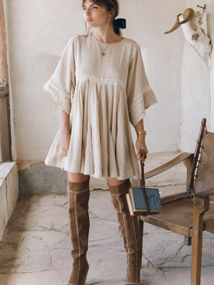 Paloma Mini Dress - Neutral