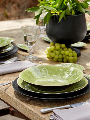 Costa Nova Riviera 5 Piece Place Setting In Vert Frais