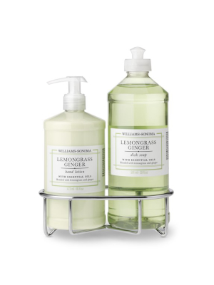 Williams Sonoma Lemongrass Ginger Lotion & Dish Soap, Classic 3-piece Set