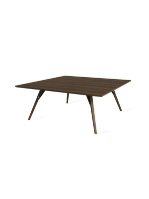 Clarke Large Square Coffee Table - Walnut