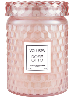 Rose Otto Large Jar Candle