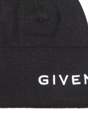 Givenchy 4g Logo Beanie