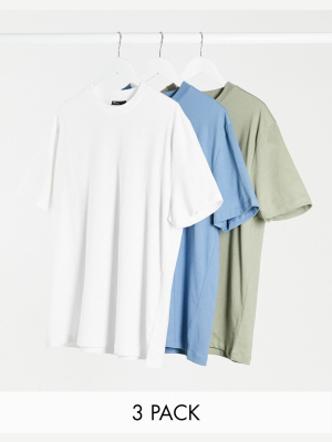 Asos Design Relaxed T-shirt 3 Pack