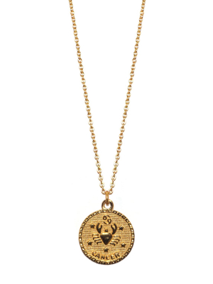 Sterling Cancer Zodiac Necklace