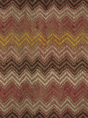 Rouge Herringbone Kilim - Fabric