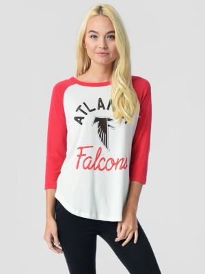 Womens Falcons American Raglan