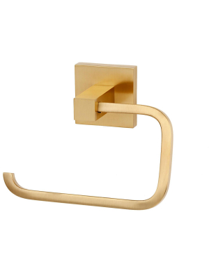 Alno A8466 Contemporary Ii Single Post C Tissue Holder - Satin Brass