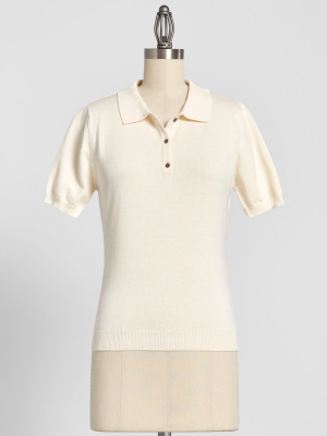 Laid-back Summer Polo Top