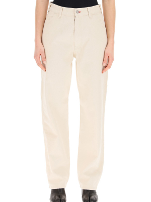 Maison Margiela High-waisted Straight-leg Pants