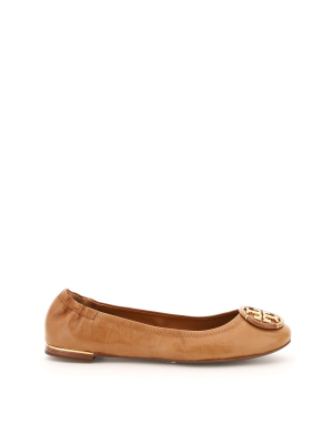 Tory Burch Minnie Logo Ballet Flats