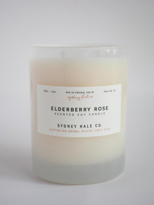 Elderberry Rose Soy Candle