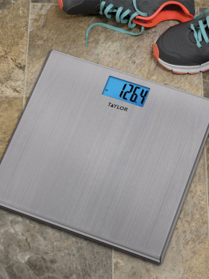 Digital Thin Stainless Steel Bathroom Scale - Taylor