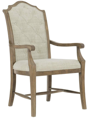 Rustic Patina Arm Chair, Peppercorn