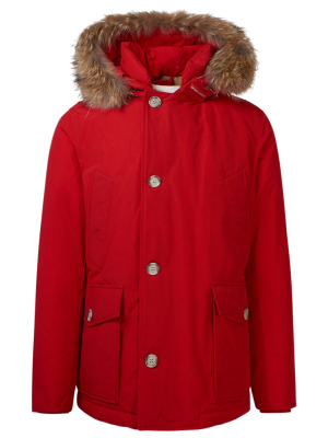 Woolrich Fur Trim Hooded Arctic Coat