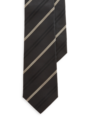 25th Anniversary Striped Faille Tie