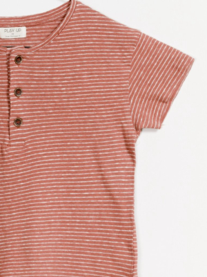 Striped Jersey Polo Shirt