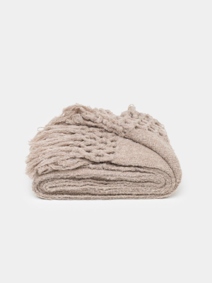 Maya Boucle Throw Blanket