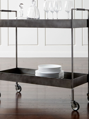 Libations Carbon Bar Cart